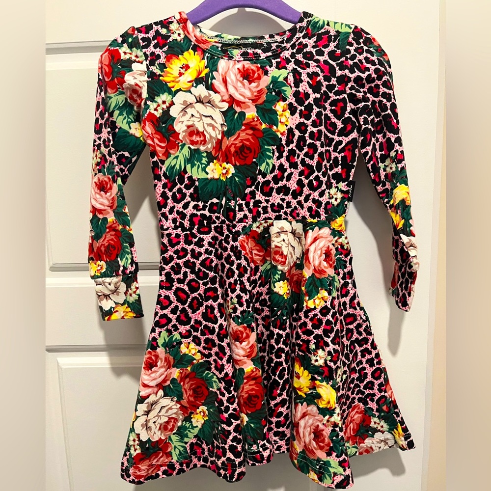 Rock Your Baby/Rock Your Kid 2/2T floral skater dress EUC